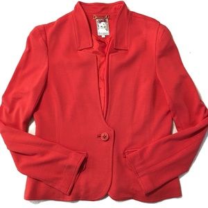 Yoana Baraschi Coral Boyfriend Blazer Size Large